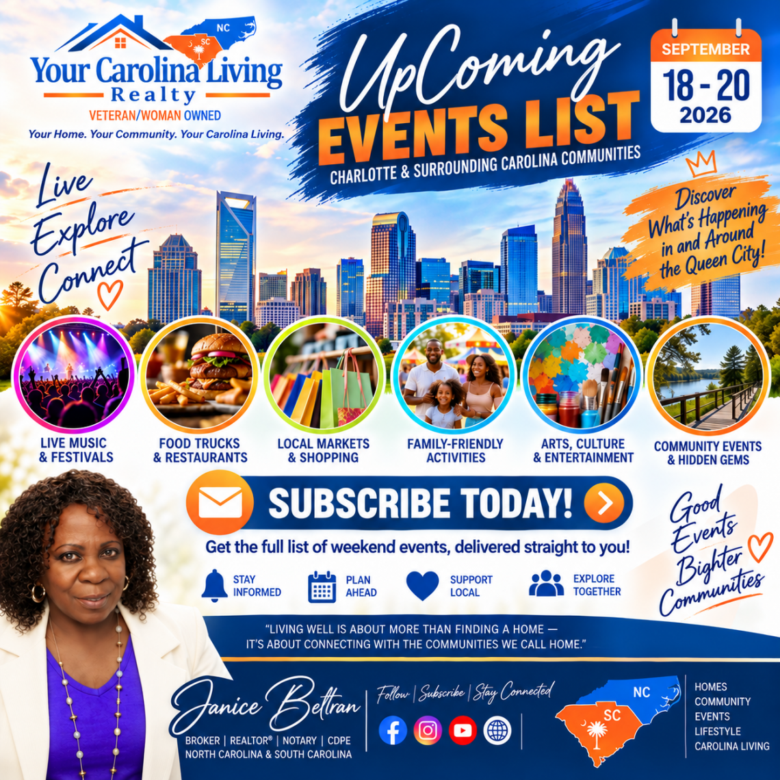 Events 18 - 20 Sep